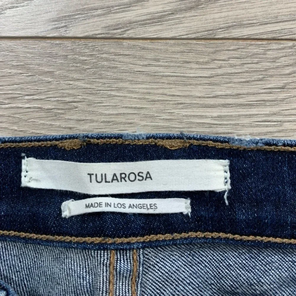 REVOLVE Tularosa Nora High Rise Raw Hem Distressed Jeans in Delhi - Picture 7 of 15